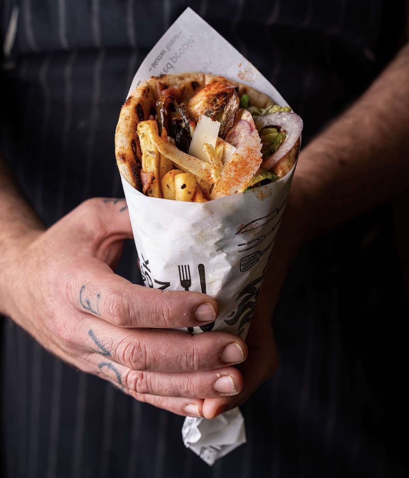 Meat Me Souvlaki Wrap
